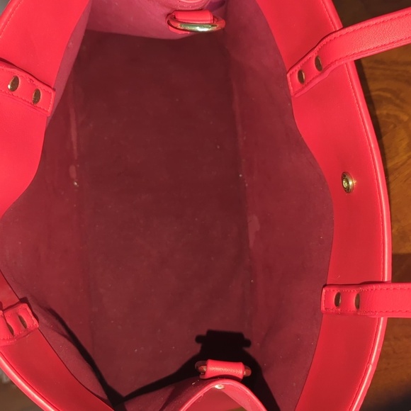 Fire Engine Red Tote Bag Fibreno Dieci - Picture 11 of 11